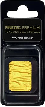 Holbein Finetec Premium Watercolor Pan - Pharaohs Gold Pearlescent