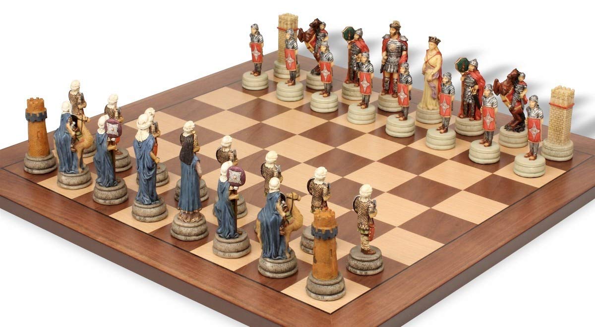 Crusader Chess Set 36cm 14 Themed Chess Set UK ubicaciondepersonas