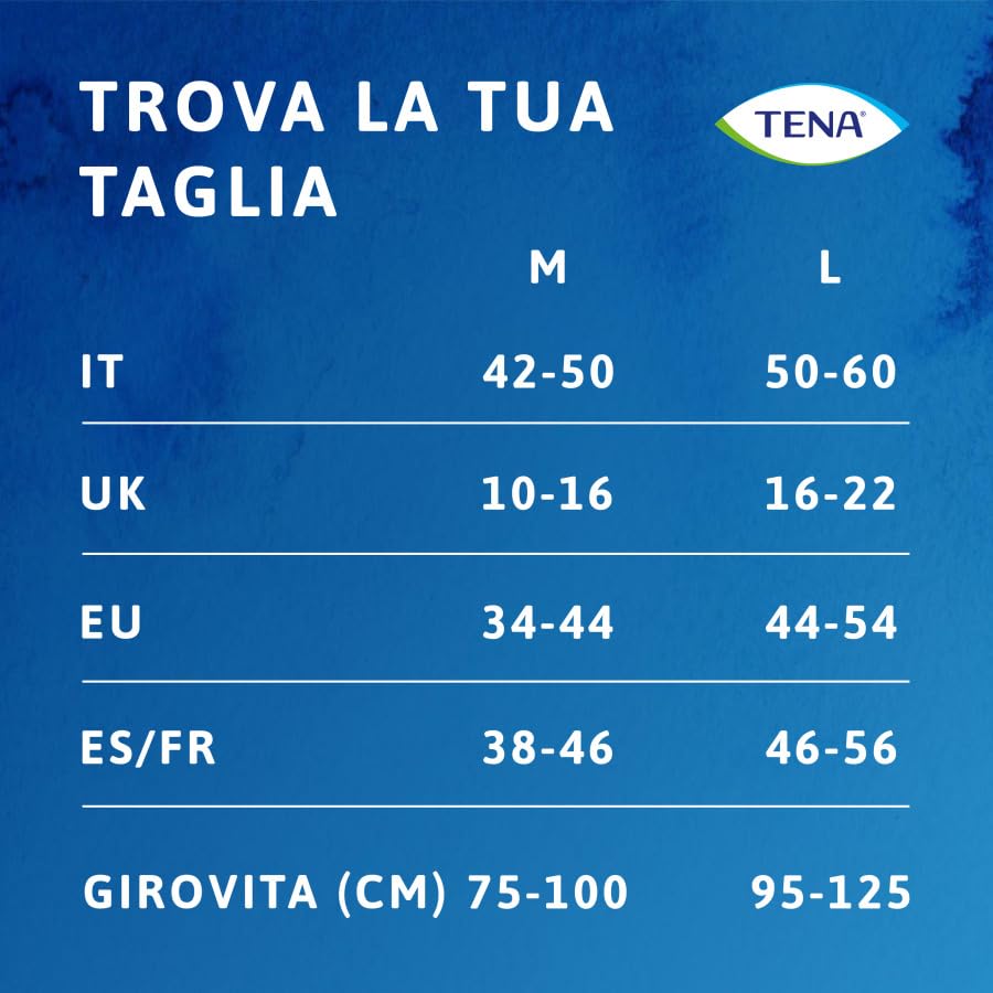 TENA Silhouette - Mutandine a vita bassa, assorbenti, per perdite urinarie, elasticizzate, monouso, per donna, Medium (M), 3 confezioni x 12 pezzi