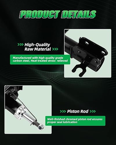 Miniatura 3 de SCITOO - Amortiguadores delanteros para Chevy se adapta a amortiguadores Chevy 2013-2015 para amortiguadores Chevy Spark 3330089 73019 3330090 73020