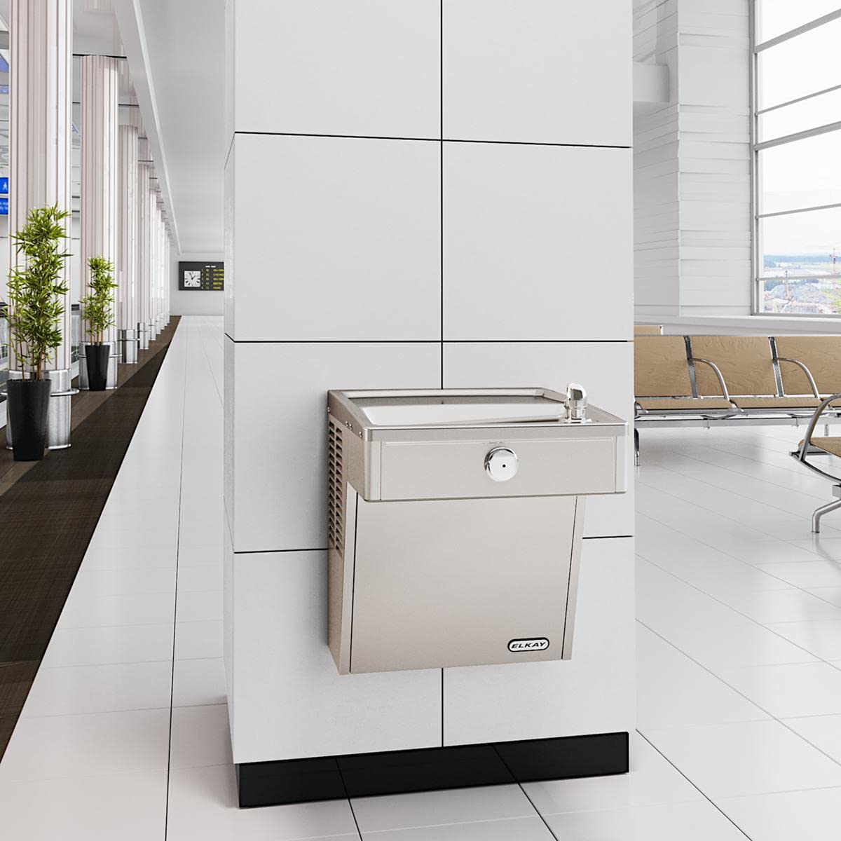 Amazon.com: Elkay VRC8S Cooler Wall Mount ADA Vandal-Resistant Non