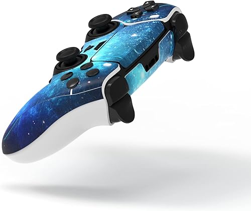 Miniatura 10 de PlayVital Juego de 2 calcomanías de piel para controlador PS5 Edge cubierta de vinilo personalizada para controlador inalámbrico PS5 Edge nebulosa
