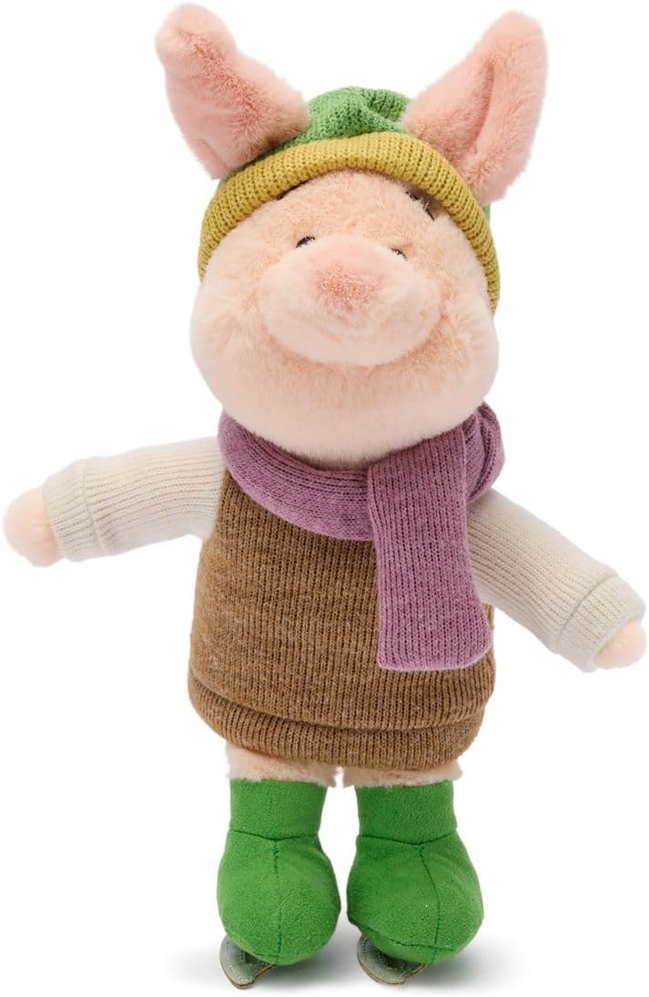Disney Store Official Winnie The Pooh Ice Skating Plush – Cute Stuffed Animal for Winter Fun – The Perfect Plushie Inspired by The Many Adventures of Winnie The Pooh