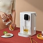 Instant Hot Water Dispenser, Hot Water Machine, Tea Coffee 2.8L Water Tank, 4-step Temperature Control, Safety Child Lock, Overheat Protection, Two Water Levels 200ML/350ML - Image 4