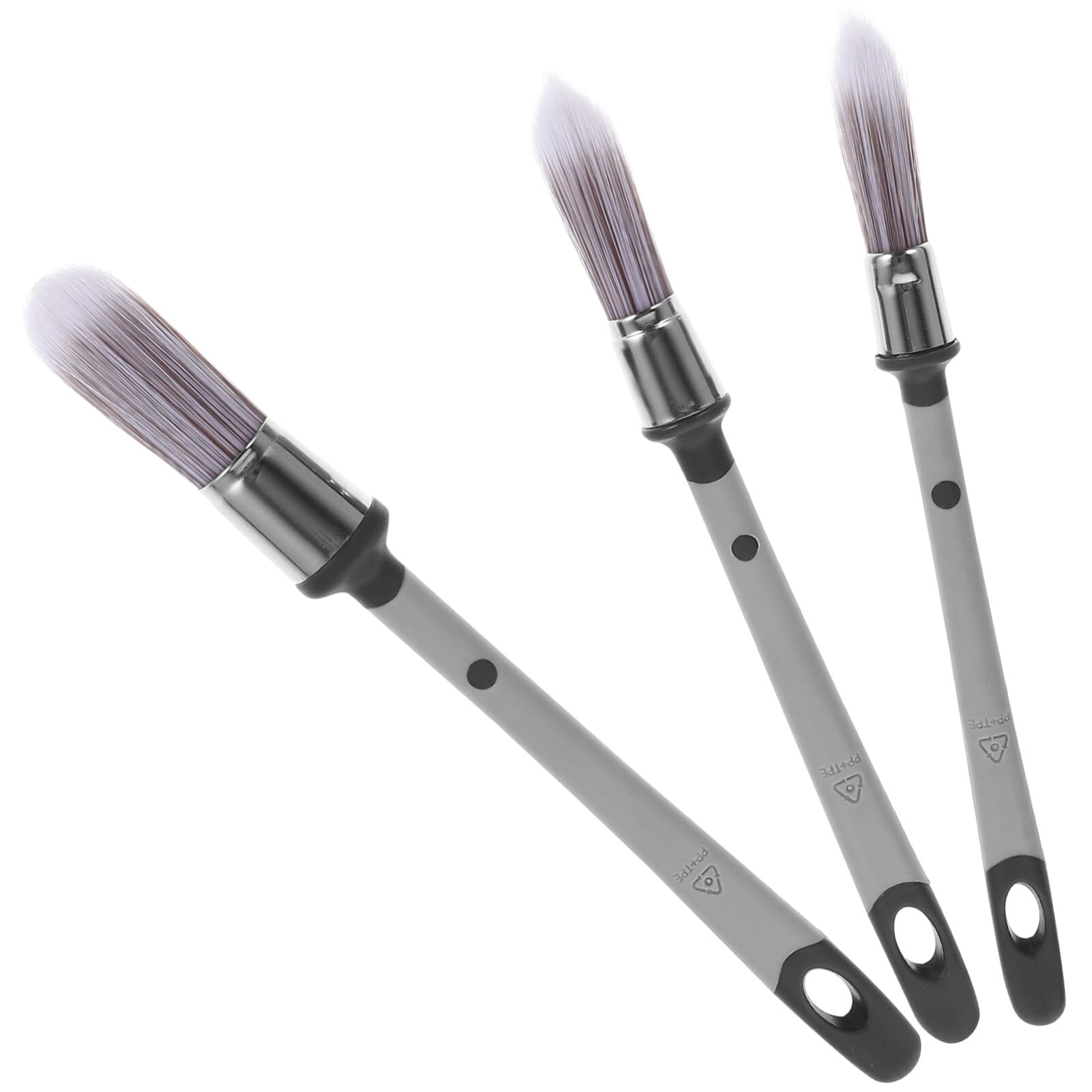 3-tlg. Gebogene Malerpinsel - Für Heizkörper & Ecken