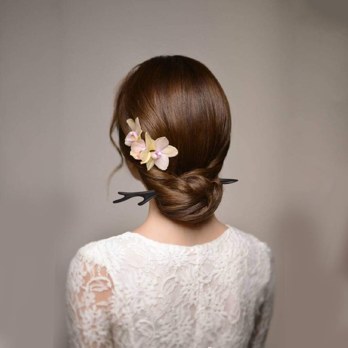 POPETPOP 6stücke Handgefertigte Ethnische Haarnadeln Schwarzem Vintage Haarklammer Für Und Mädchen Leicht Und Elegant Für Hochsteckfrisuren Und Besondere Anlässe