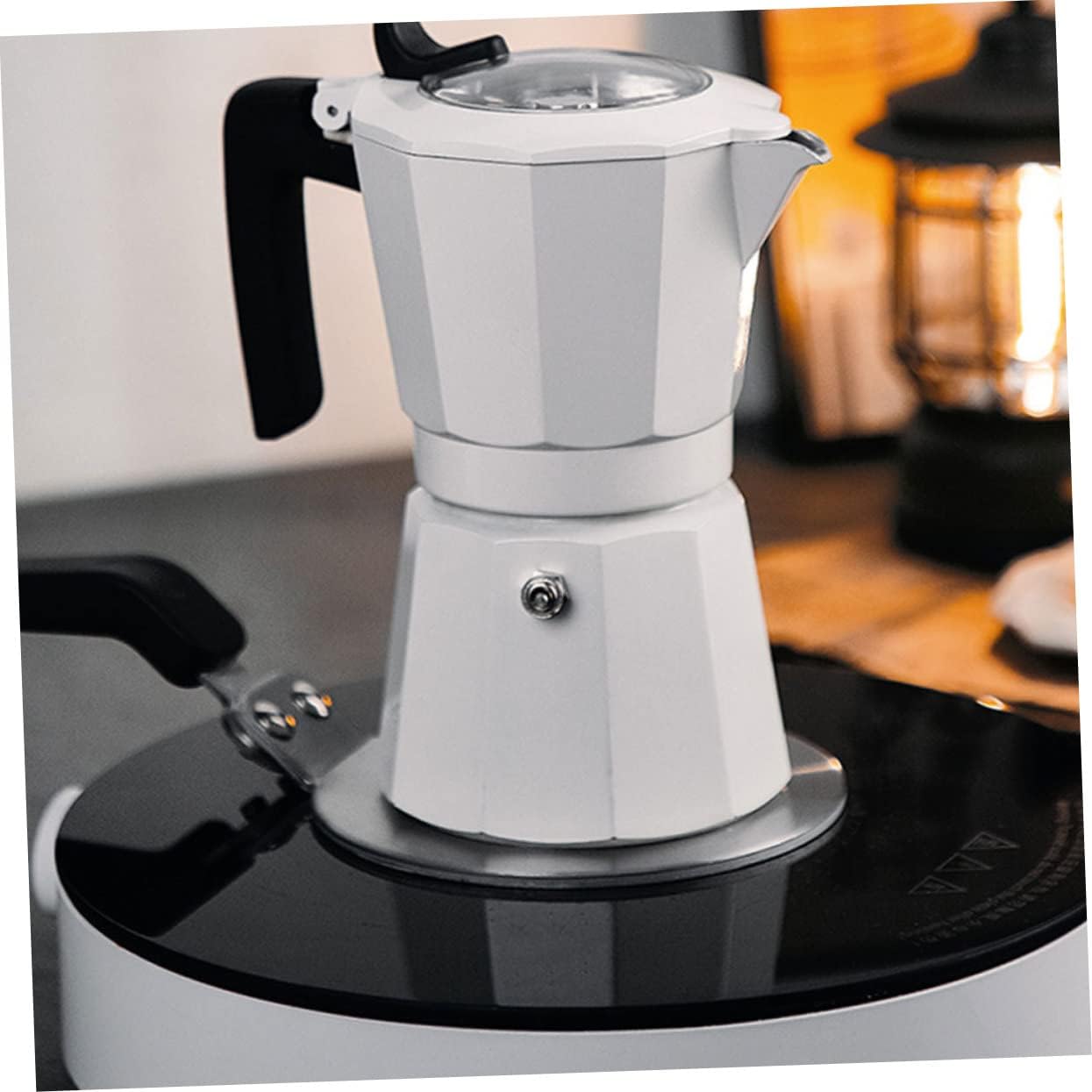 OUNONA Coffee Pot Thermal Plate Diffuser Induction Heat Plates Kitchen Induction Plate Induction Food Cooker Adapter Plate Induction Cooker Plate Round Induction Plate Stainless Steel