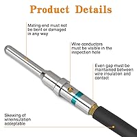 Vista 6 de 30 pares (60PCS) Kit de terminales de conector DT Tamaño de contacto 16, pines DT/Kit de terminales para conector Deutsch