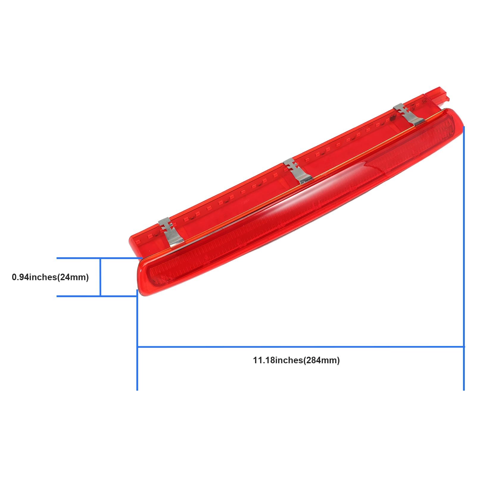 Feu Stop Feux LED Feu stop central feux arrière pour Ibiza Leon 6J 6P MK2 6J0945097A 6J0945097B Lentille rouge rouge 3eme troisième feu stop