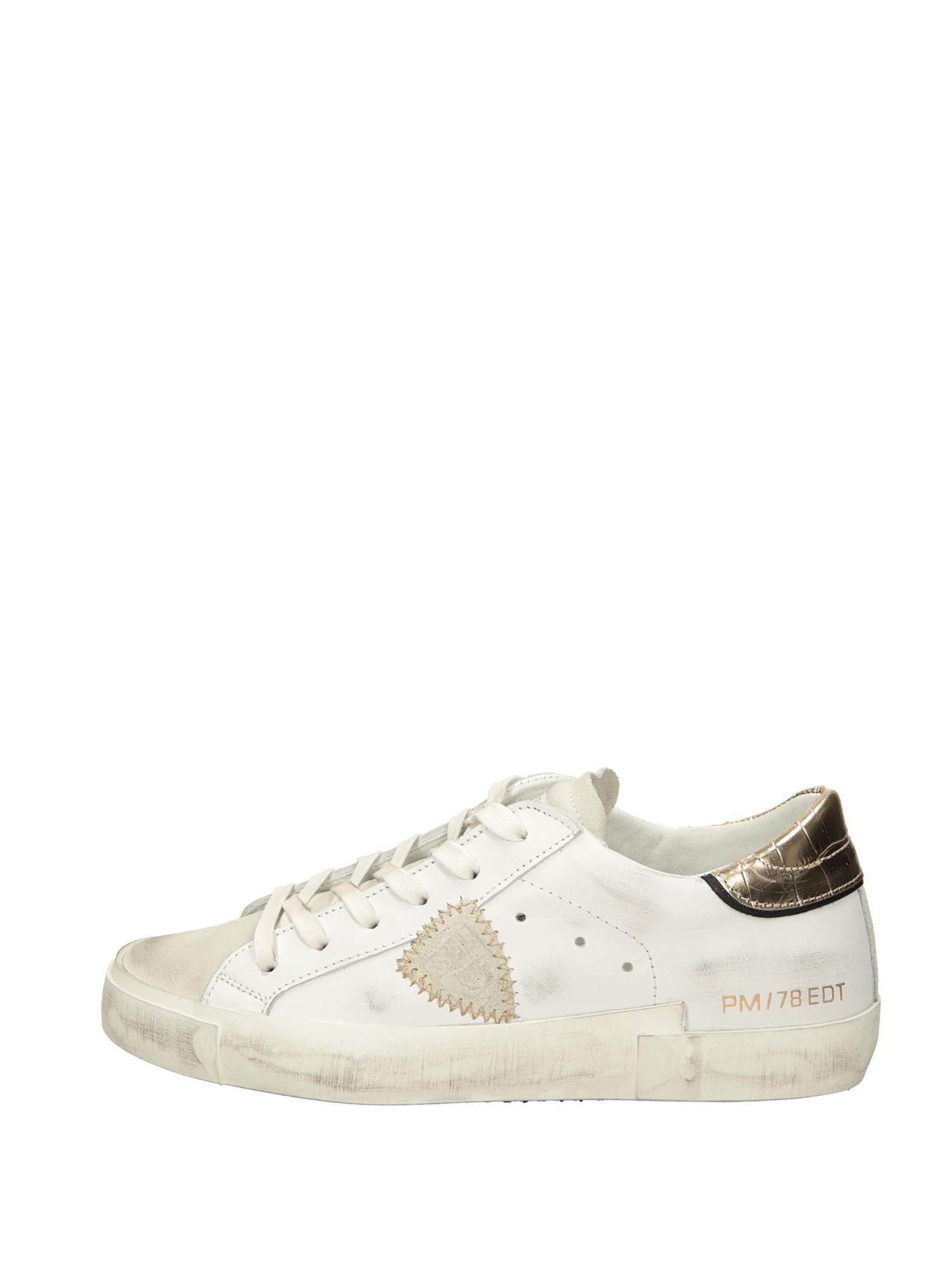 Philippe ModelWomen Prsx Sneakers Croco Blanc