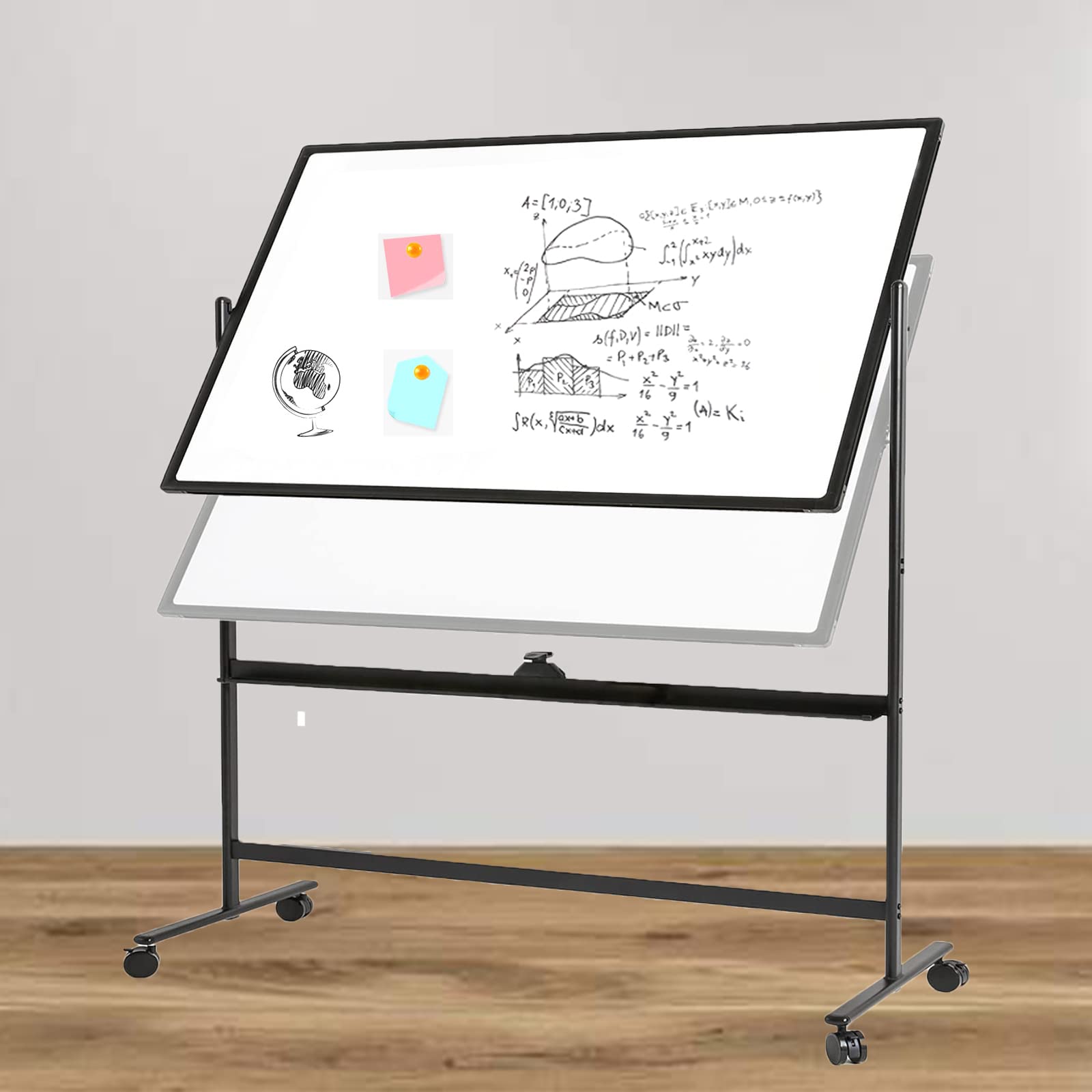 Amazon.co.jp: White board 回転可能なスタンド付きホワイトボード 