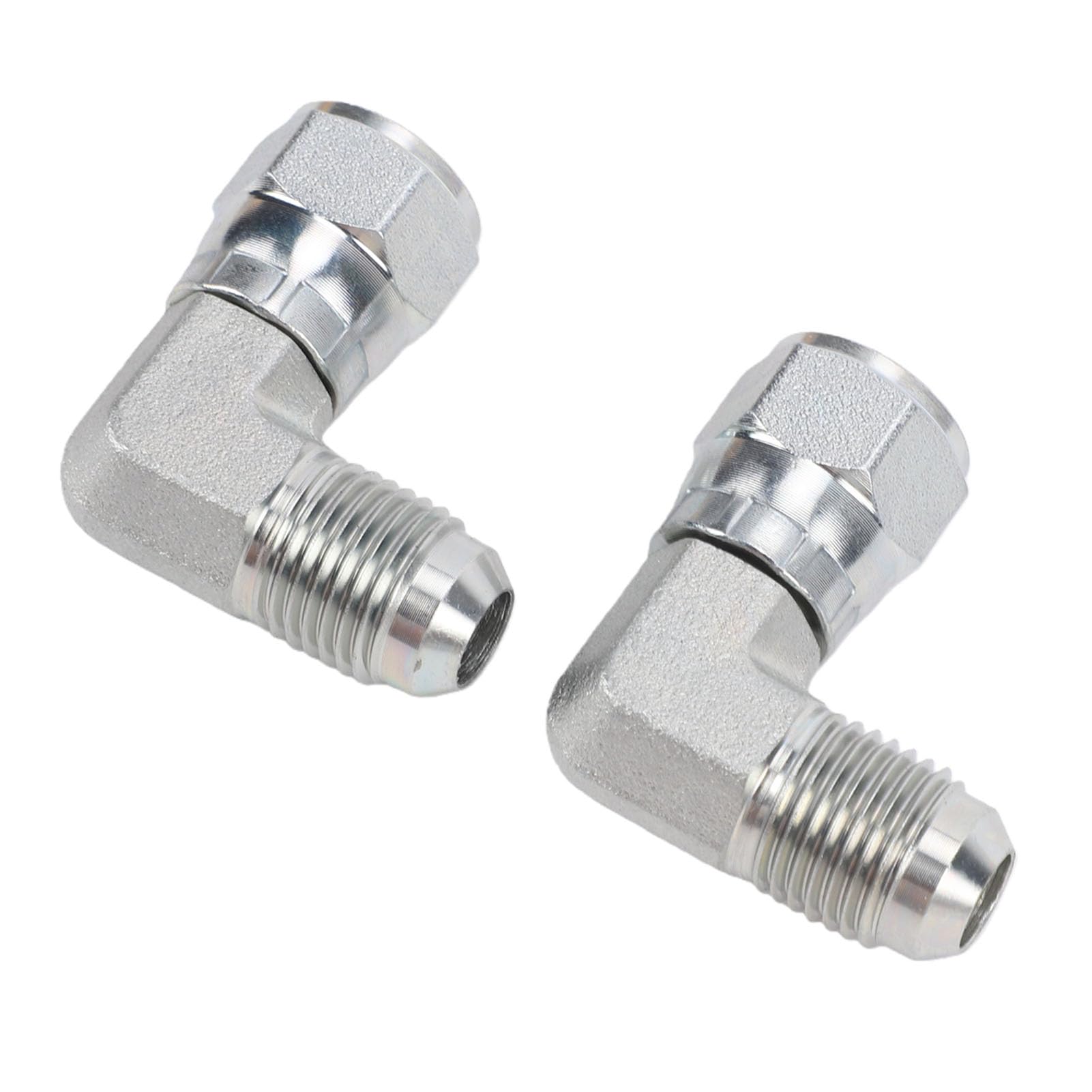SEAFRONT Adaptador Hidráulico Codo 90 Grados, Conector Macho a Hembra 3/8