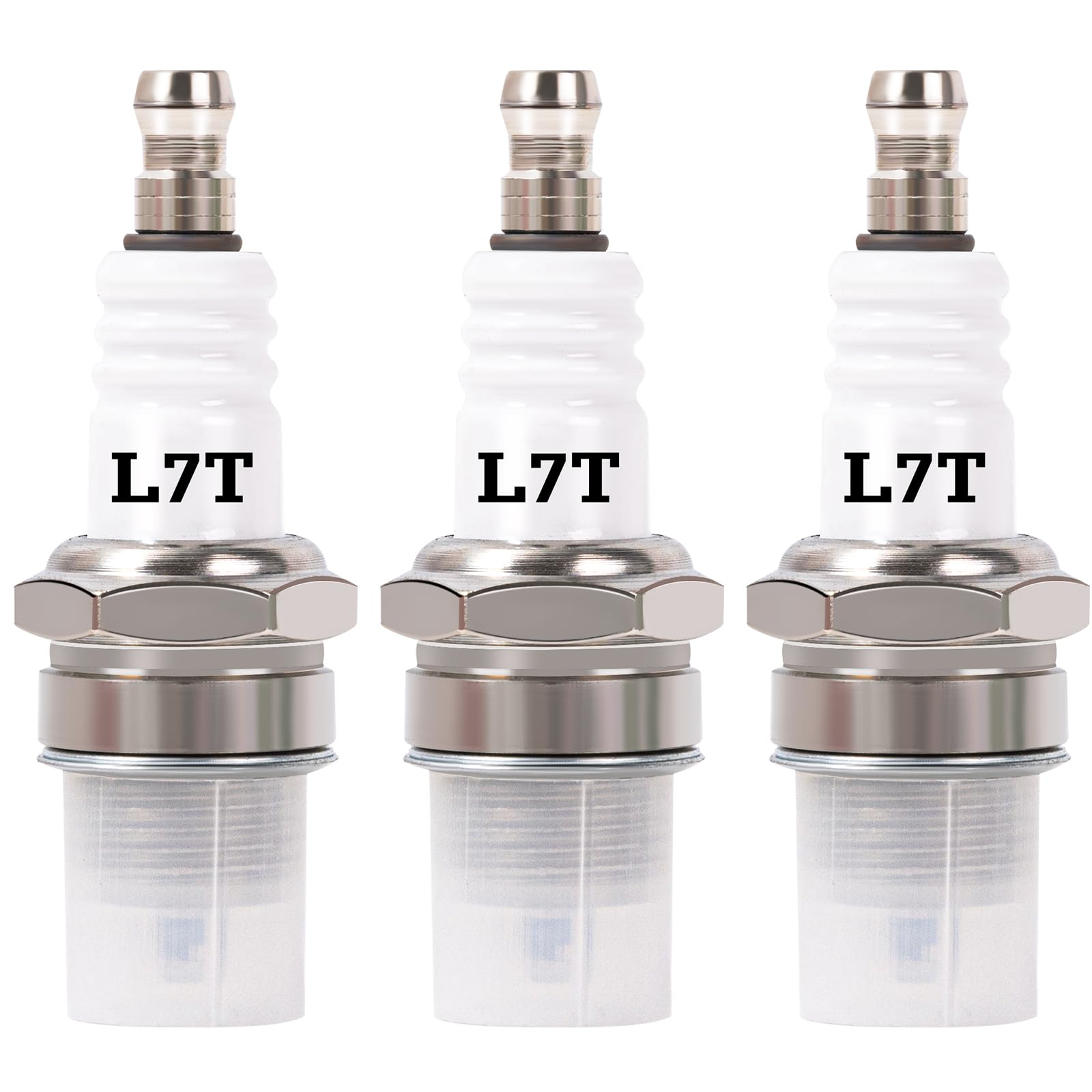 SOFOfor NGK BPMR7A L7T Spark Plugs - for BPM7A BM6A RCJ6Y RCJ7Y WSR5F 2-Stroke Small Engine 43CC 47CC 49CC 52CC Chainsaw Lawn Mover Pack of 3