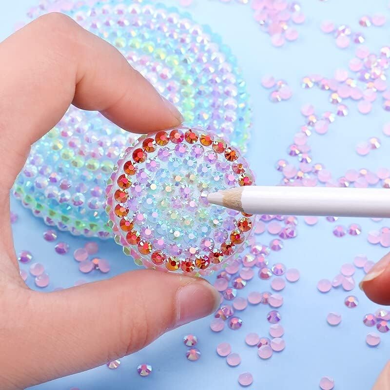 2-5Mm Resin Rhinestones Glitters Nail Gems Flatback Rhinestones Glue On Crystals for Decoration