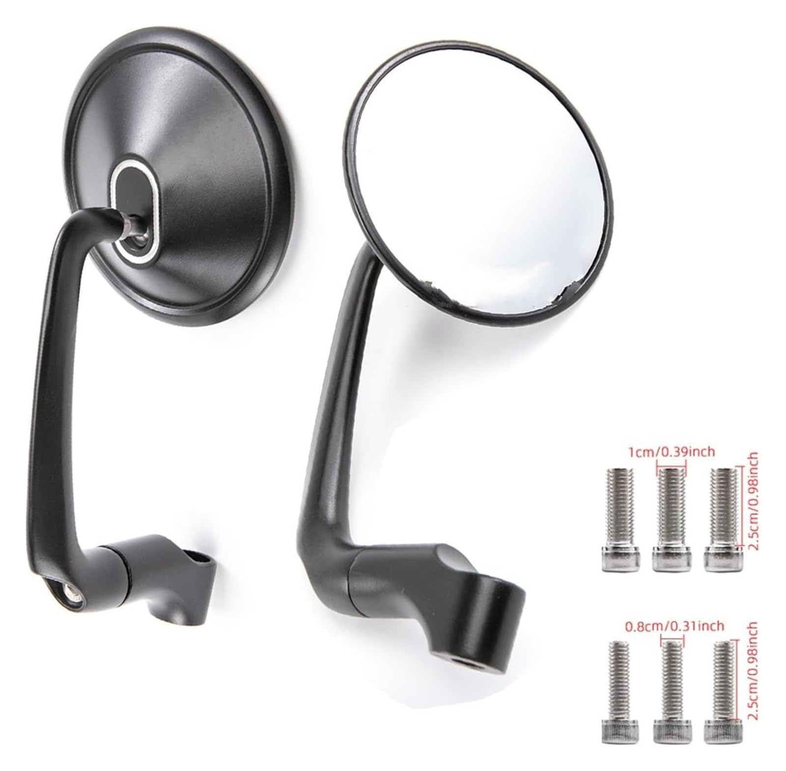 Motorrad Spiegel Set Für Suzuki Für B-King Für GSF1250 Für GSF600 Für Gladius Für SFV650 Motorrad Rückansicht Rückspiegel Seitenspiegel Flügel