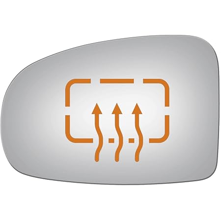 Burco Driver Side Heated Mirror Glass Replacement For 2002-2008 MINI COOPER