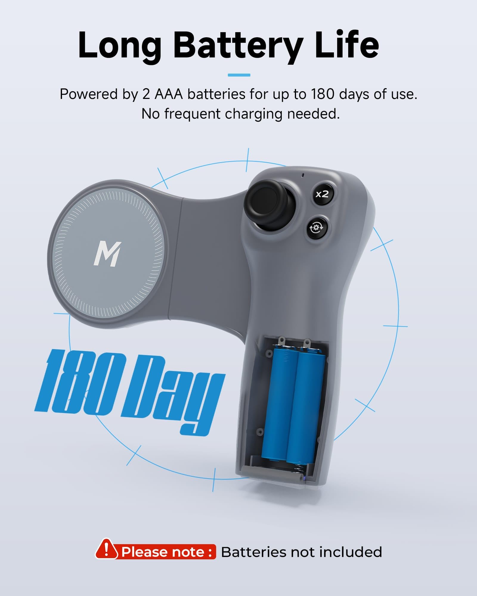 MOVMAX – Télécommande pour DJI Osmo Pocket 4/3/2 avec étui de rangement, télécommande sans fil avec joystick effet Hall, poignée ergonomique, attache magnétique, accessoires de poche DJI Osmo