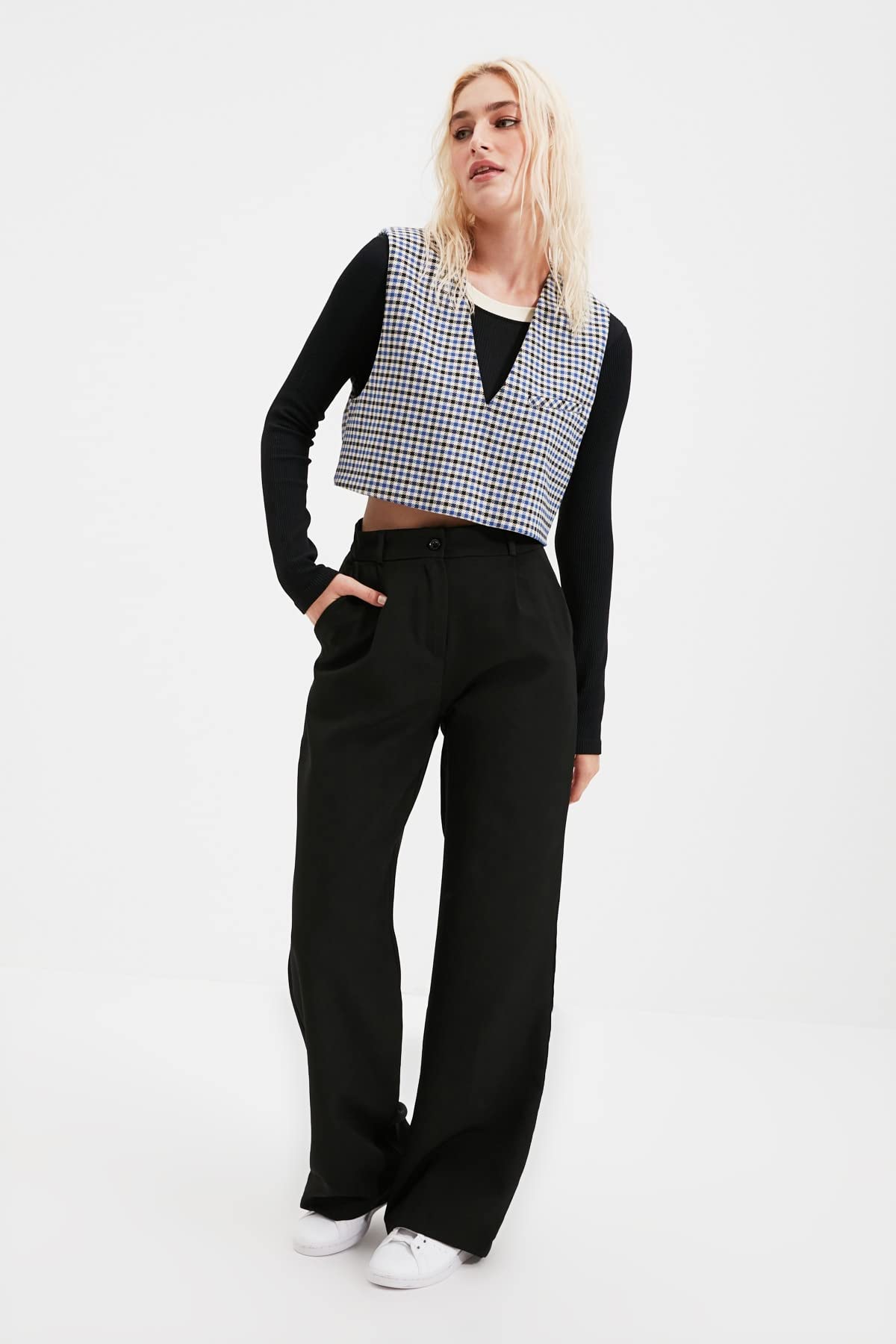 Trendyol Brown Plenty of Trousers - Short - Palais - Femme