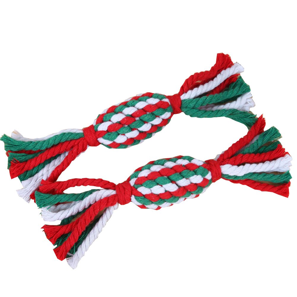 YZBear 1 pc Puppy Dog Pet Toy Cotton Rope Braided Chew Biting Teeth Chewing Toys for Pets Dogs