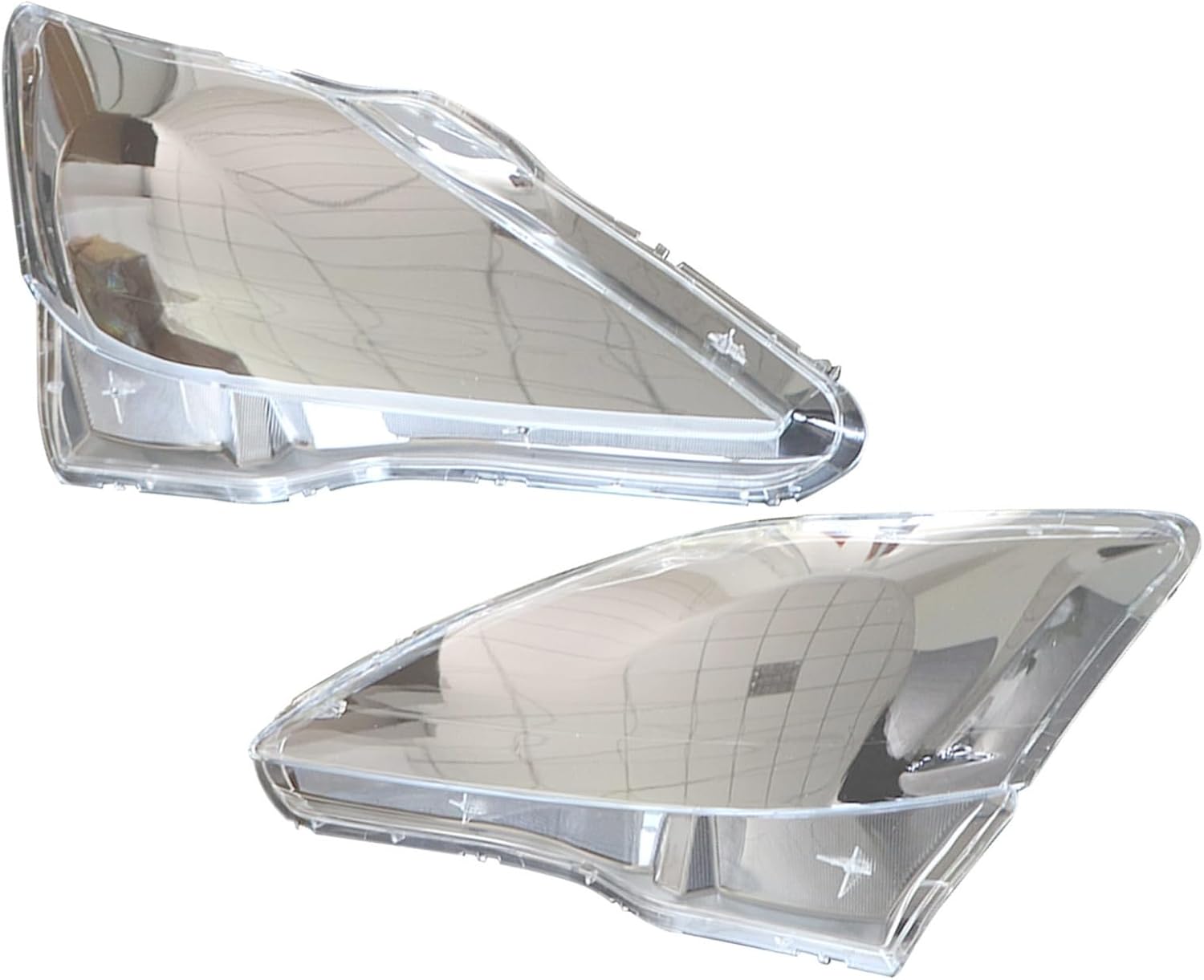 NLQR 2PCS Headlight Lens Cover Compatible with LEXUS IS250 IS220 ISF IS350 IS300 2006 2007 2008 2009 2010 2011 2012