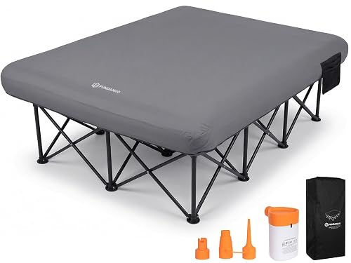 FUNDANGO Queen Camping Cot Electric Pump product photo (Camp Furniture) — ScooterReviewPro review