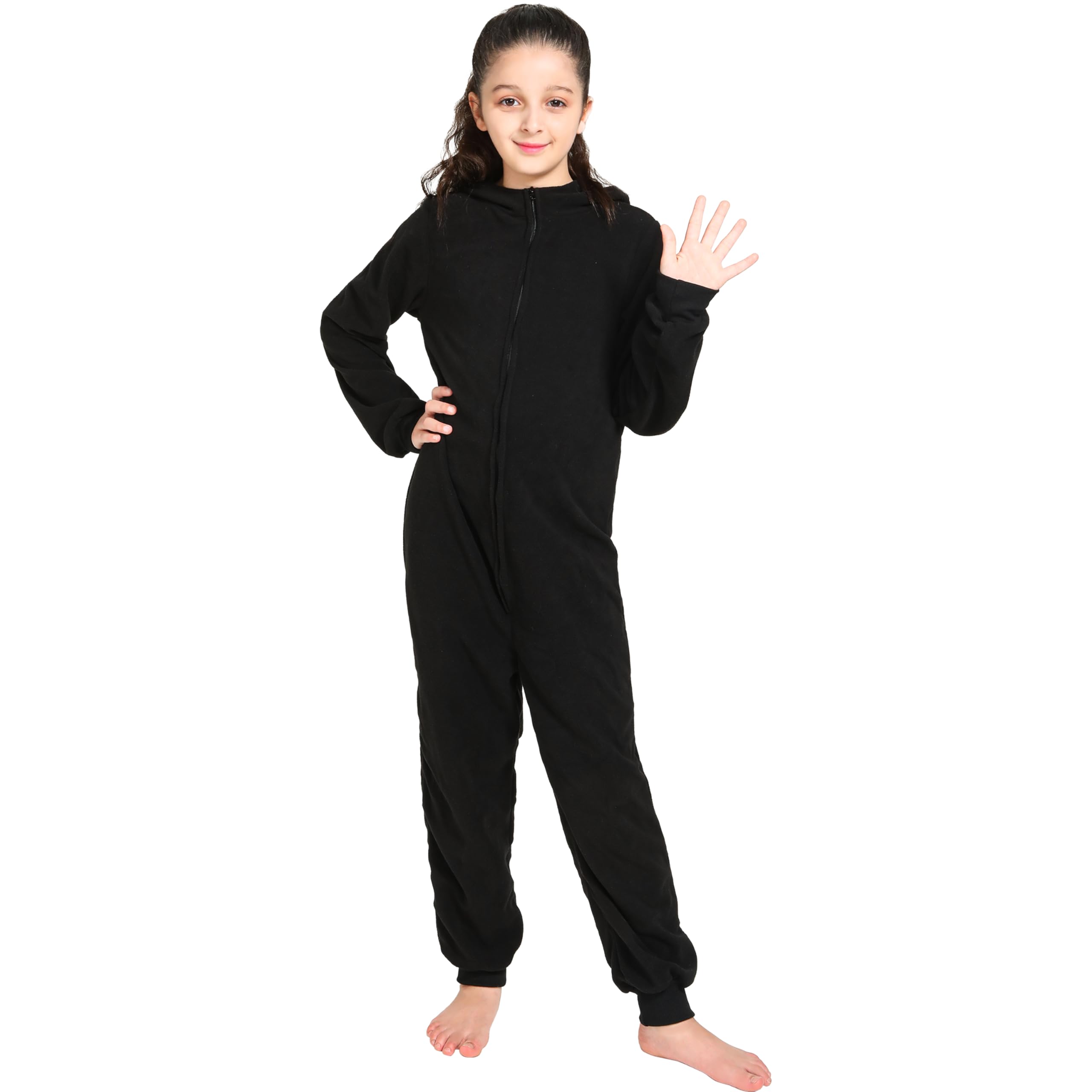 Wizland Kids Animal Onesie Costume Tygrysze, Maca, Czarna Kocura, Lew, Dalmatynka, Kostiumy Festiwalowe Dla Chłopców I dziewczynek Wiek 4-14 lat