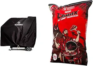 Masterbuilt® Gravity 800 Digital Charcoal Grill Smoker Cover Bundle with Jealous Devil 35LB All Natural Hardwood Lump Charcoal