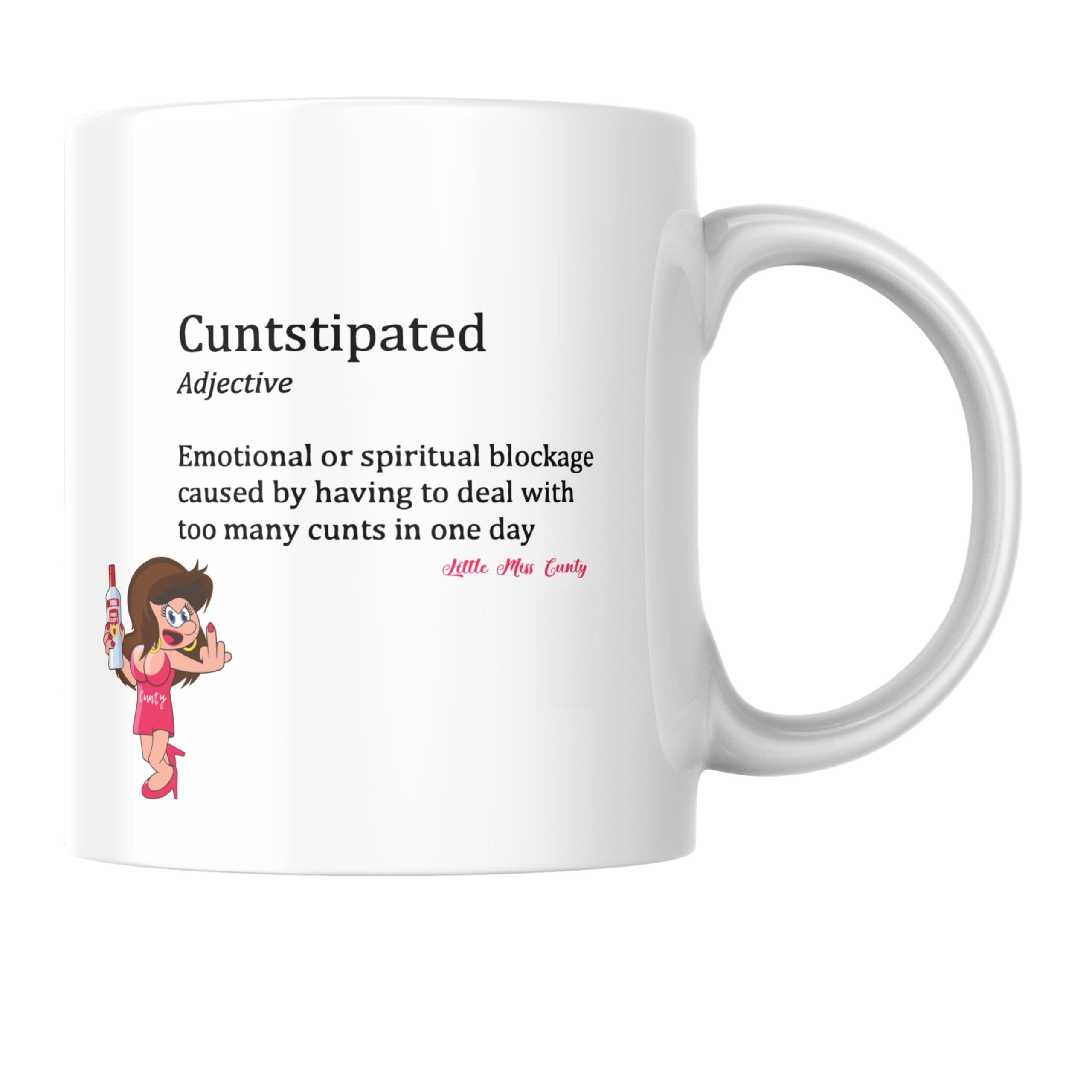 Cheeky Chops Men's Cuntispated Cunt Mug For Adults Rude Sweary Offensive Sarcastic Humour Coffee Cup For Wo Birthday Secret Santa Novelty (Cuntispated)