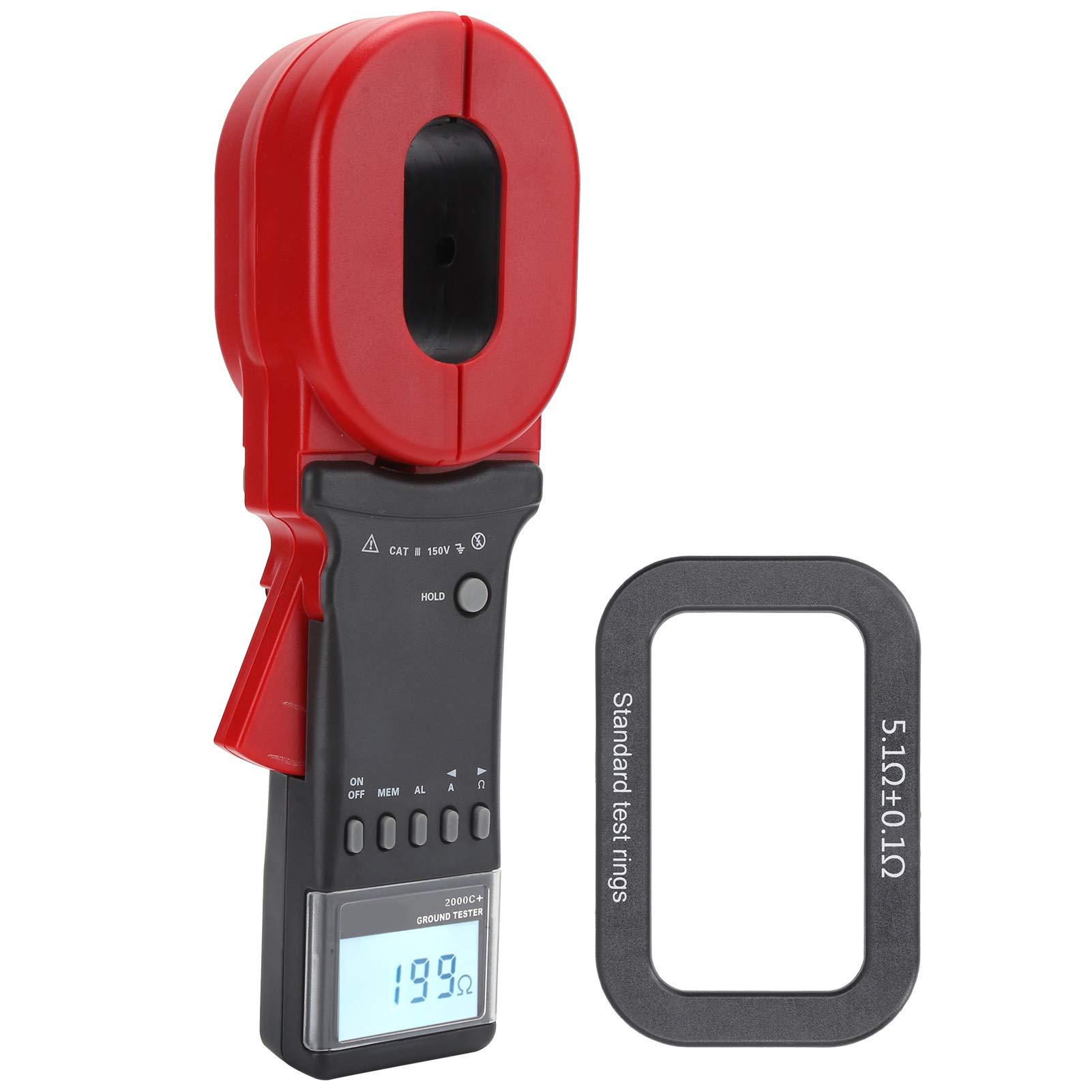 Schimer ETCR2000C Ground Resistance Clamp Meter Tester 0.01/1200? 0.00mA/20A for Electricity, Schimeru8gtyedkzm