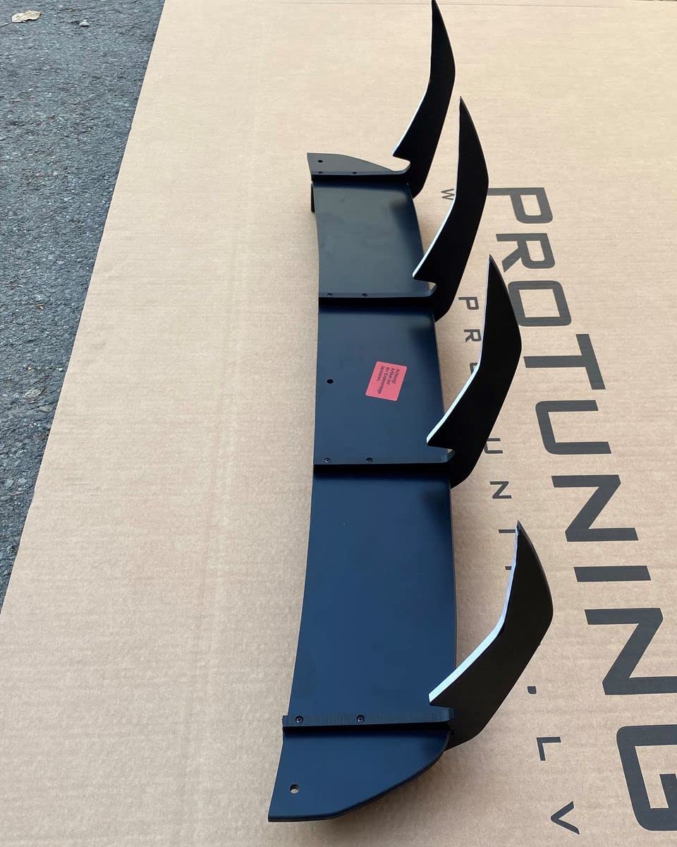 Performance dodatek do dyfuzora tylnego zderzaka z żebrami/żebrami do Hyundai Kona N 2021+