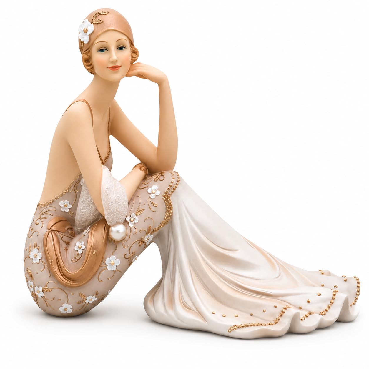 Amazon.com: Comfy Hour 8 Inch Victorian Figurines, Sitting Lady