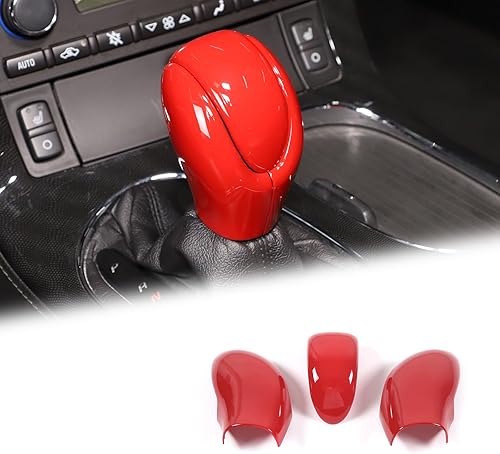 Miniatura 8 de LLKUANG Fundas de freno de mano de palanca de cambios de automóvil compatibles con Chevrolet Corvette C6 2005-2013, accesorios interiores de ABS