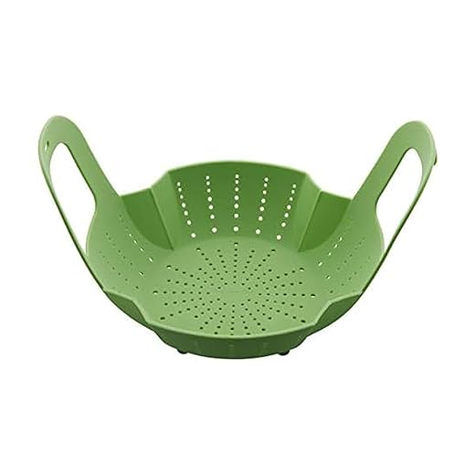 Instant Pot Official Silicone Steamer Basket, Compatible with 6-Quart and 8-Quart Cookers, Green