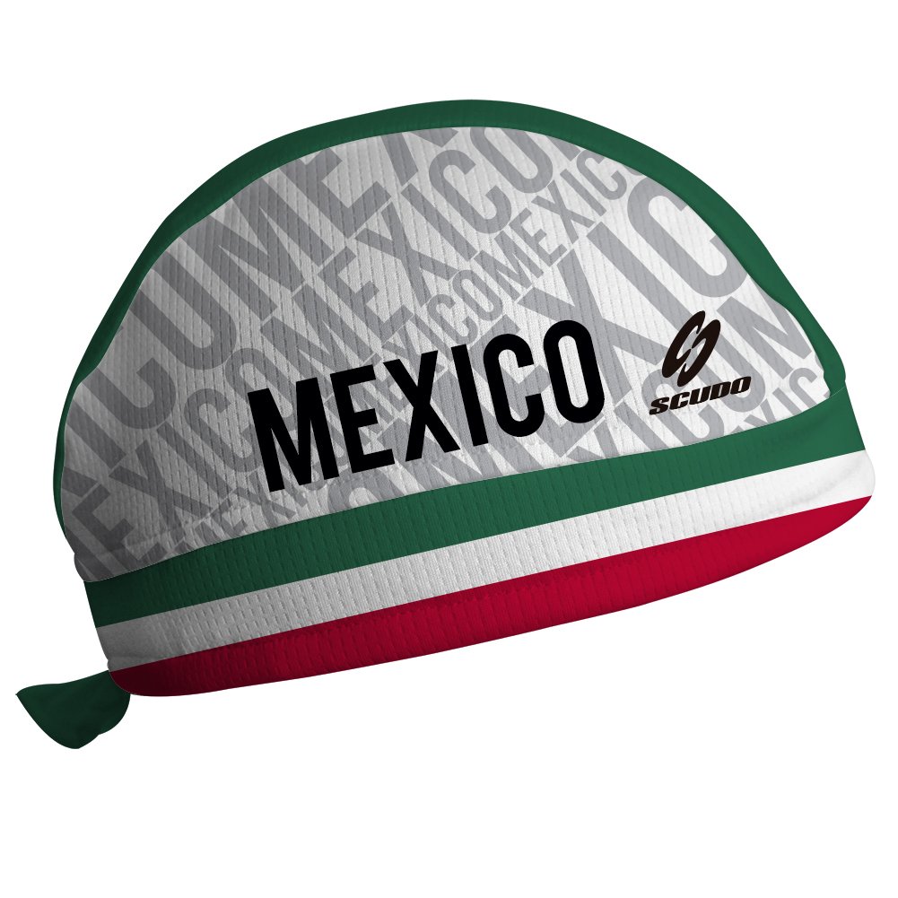 Mexico Flag ScudPro Skullcap White