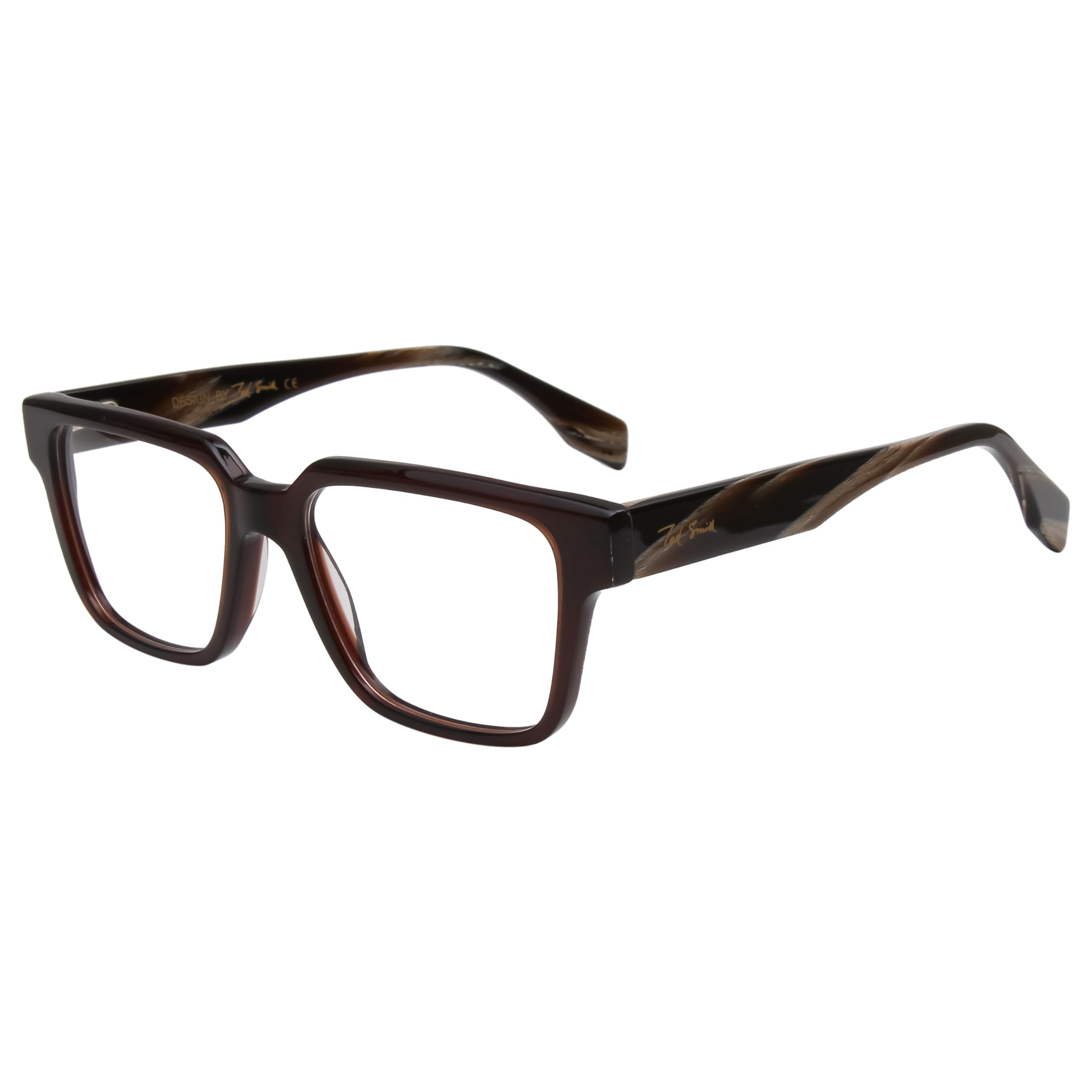 Brown Wayfarer Premium Italian Frames For Unisex