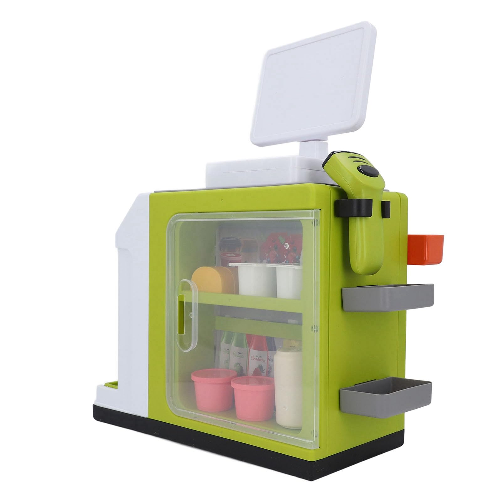 Registratore di Cassa Giocattolo Supermercato Simulato Set da Gioco Multifunzionale per Bambini Gioco Educativo Plastica ABS 64 Accessori