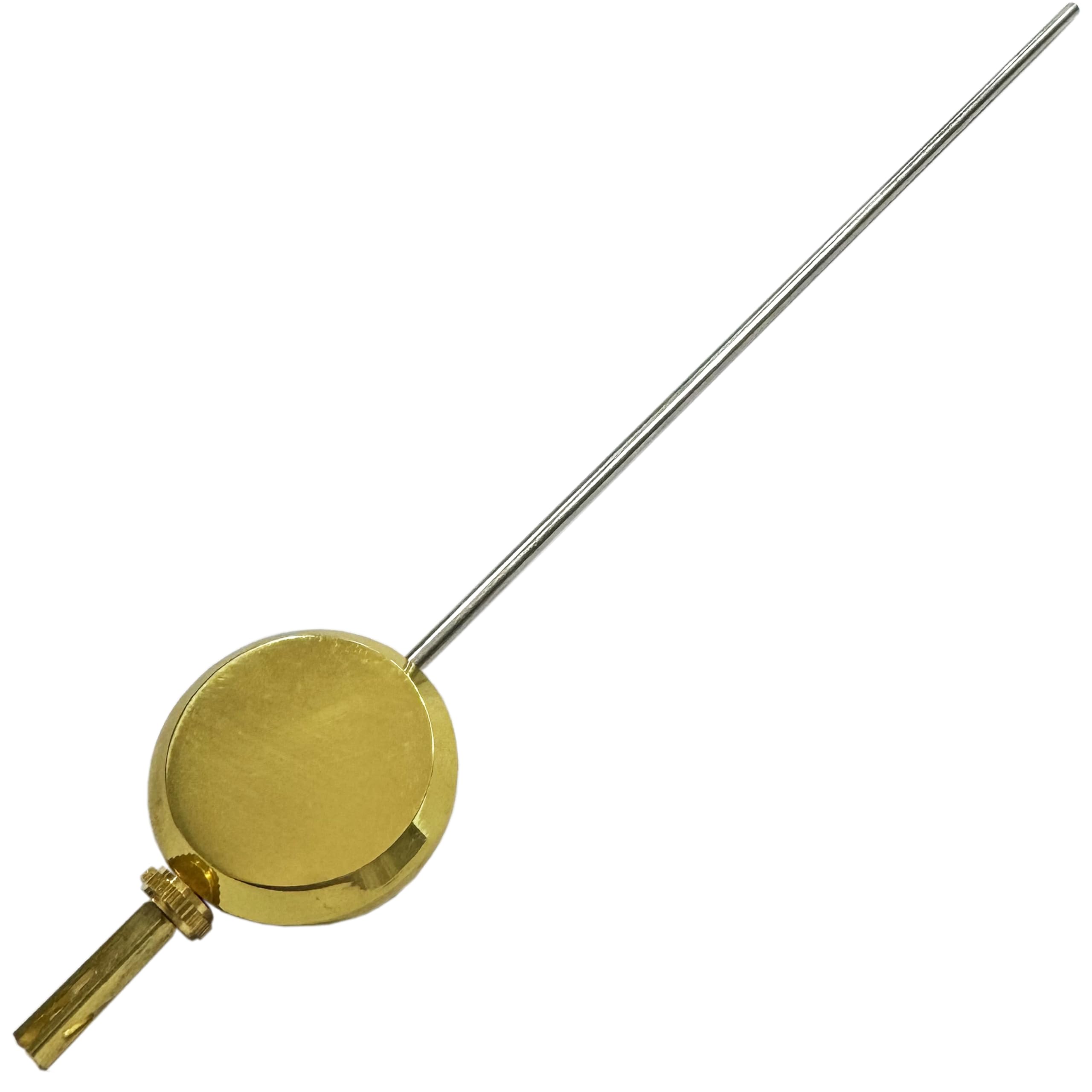 Jewellers Tools 35MM UNIVERSAL PENDULUM BOB (LONG) Clock brass steel rod regulating nut clockmakers