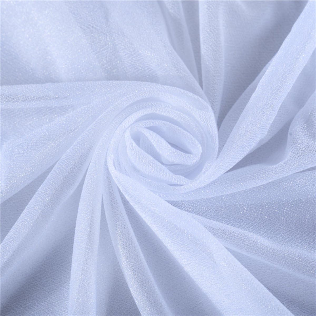 Hochzeits-Chiffon-Vorhänge, elastisches Dekotuch für Hochzeiten, einfarbiges Chiffon-Hängetuch mit Stangentasche, Party-Dekoration für Veranstaltungen und Feiern (rot, 150 * 600cm)