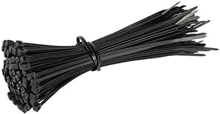 100Pcs 2.5200mm Self Locking Nylon Cable Ties 8 inch Plastic Zip Tie 18 lbs Black Wire Binding wrap Straps UL Certified 2.5X200