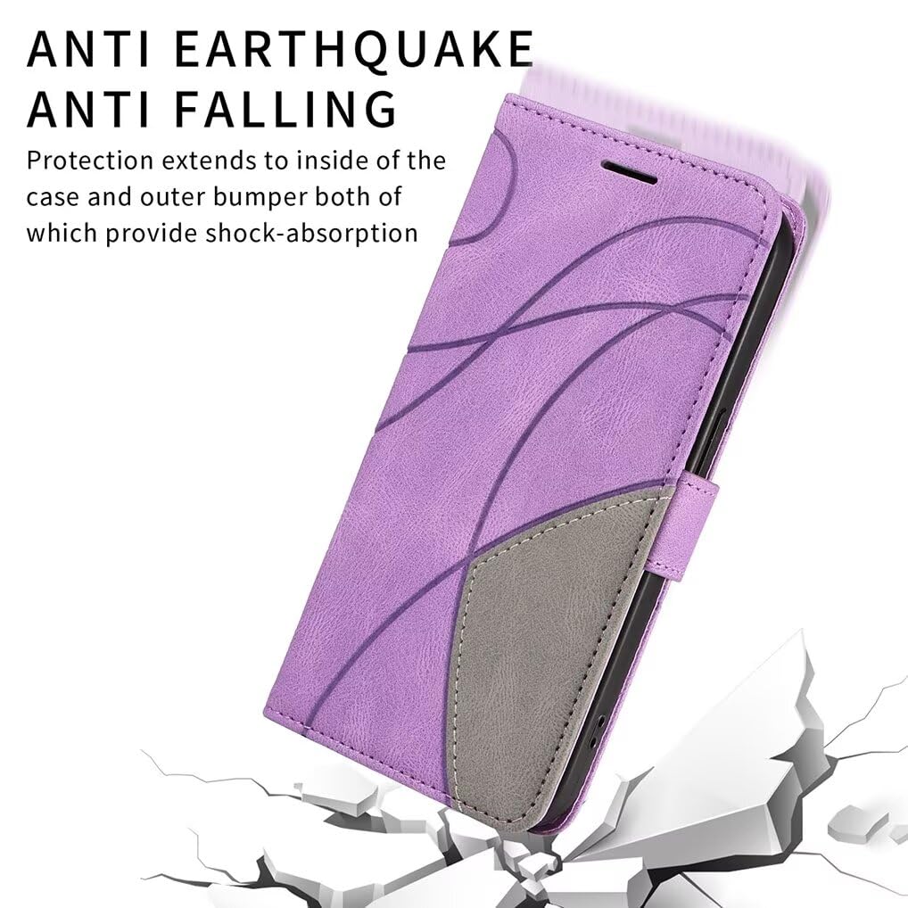 SEAHAI Hülle Für Xiaomi Redmi Note 14 4G - PU Leder Flip Case Mit Ständer & Kartenfach - Schwarz
