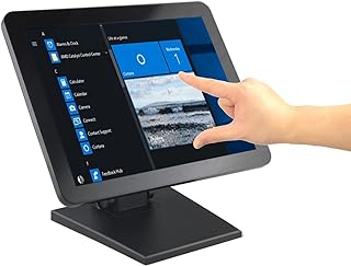 ANGEL POS 15" Capacitive LED Backlit Multi-Touch Monitor, True Flat Seamless Design Touchscreen, Great for Office, POS, Retail, Restaurant, Bar, Gym, Warehouse, NO Driver Required