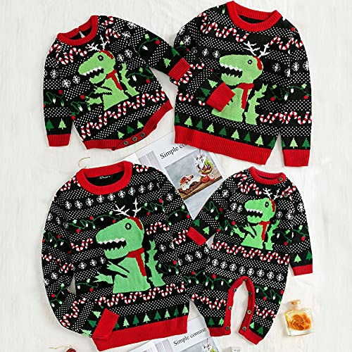 Simplee Kids Ugly Christmas Sweater Family Matching Outfits For Holiday Party Knitted Pullover For Winter 2T Kids #TOP3