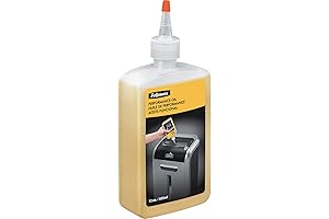 Fellowes PowerShred Performance Shredder Oil, Extended Nozzle Bottle for Precision Application and Maximum Efficiency (35250)