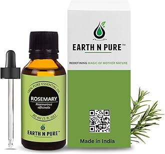 Rosemary Essential Oil for Hair Growth, Natural & Therapeutic Grade with Glass Dropper- 30 ML