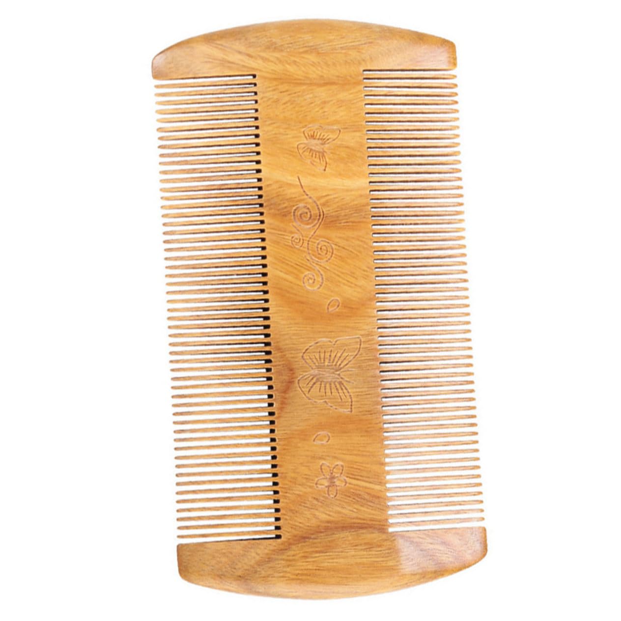 minkissy 5 peines de bolsillo para barba de sándalo verde para hombres, peine de bolsillo para barba, de corte de a, de bigote, de a para hombres, s para cabello hombre,
