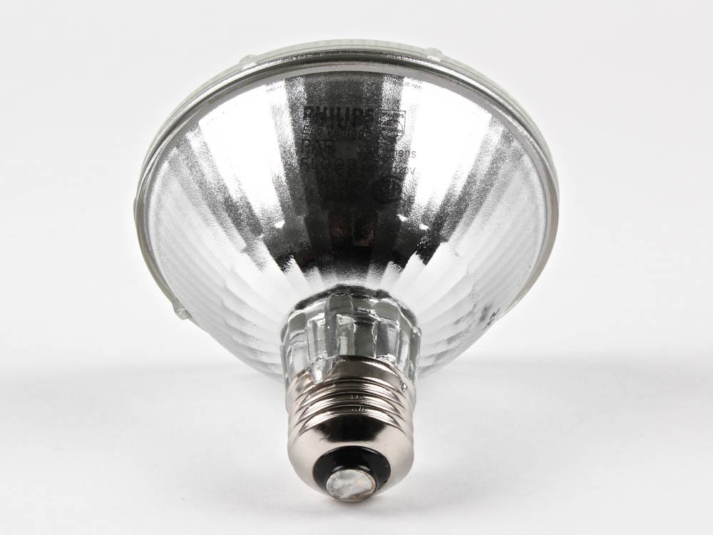 Philips 39W PAR30 Long Neck Metal Halide Flood Light Bulb – Warm White 3000K, E26 Base, 12,500 Hour Life