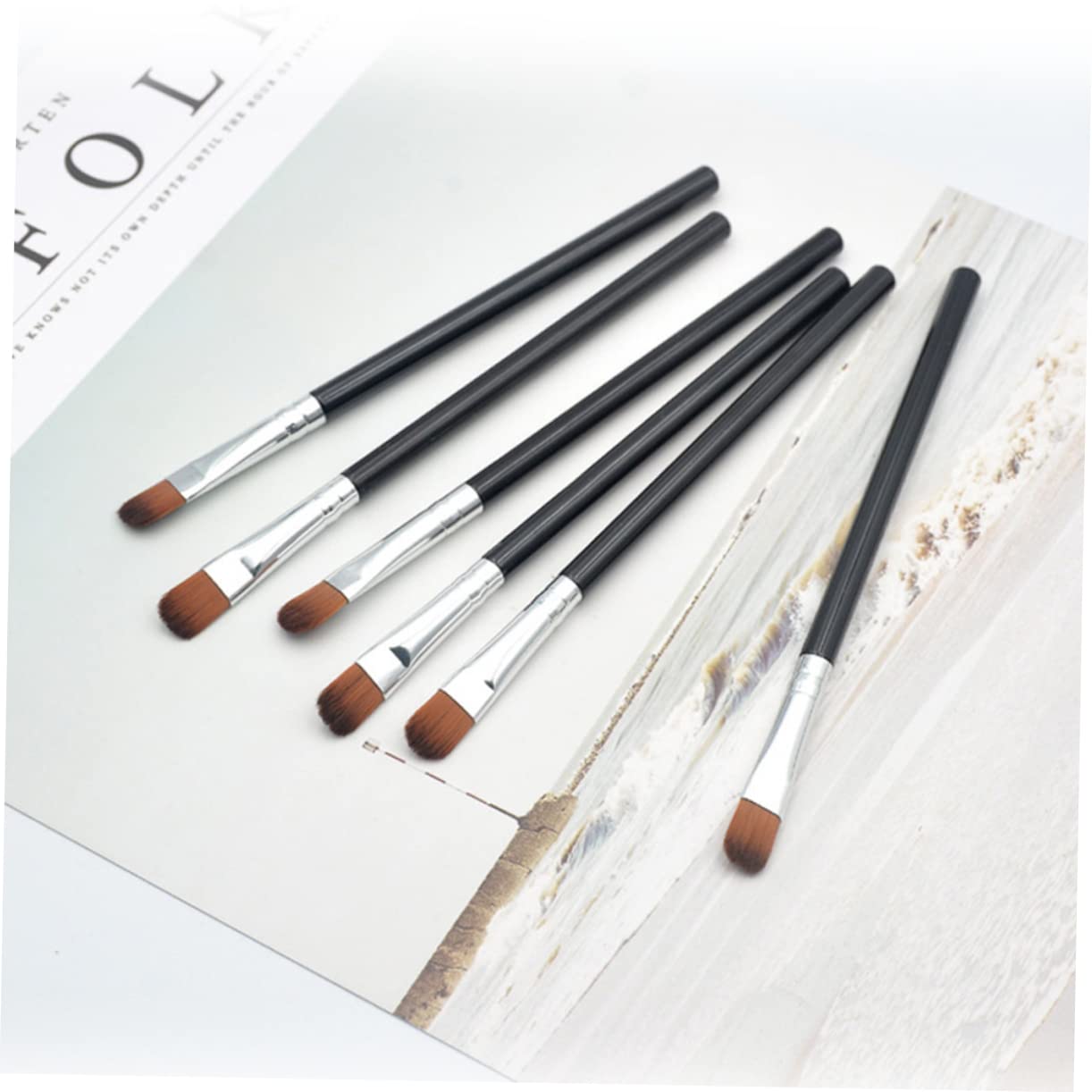 Didiseaon 100piezas Brochas De Maquillaje Profesional Brocha Para Ojos Difuminador Mango Para Mujeres