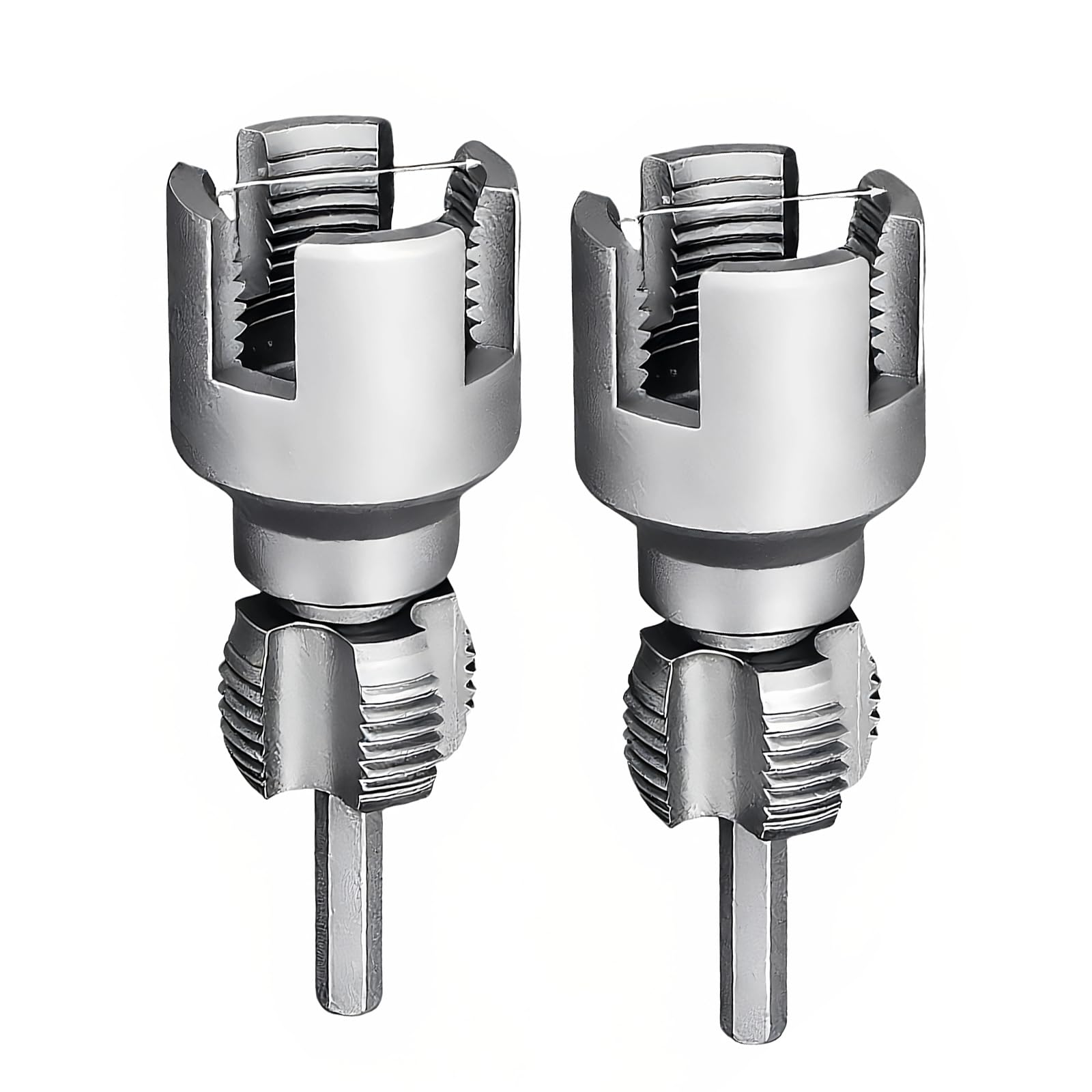 Obotsnoi PVC Pipe Threader Tool Internal External Threading Die for Electric Drill Plumbing Repair Integrated Plumbing Threading Tool