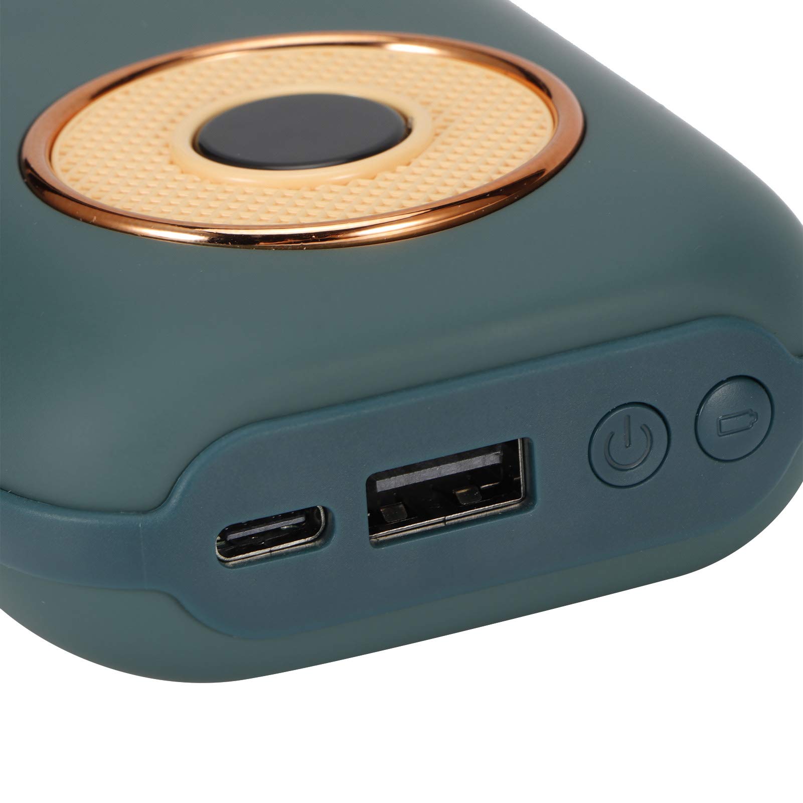 Cocoarm Scaldamani Portatile con Display Digitale Power Bank 10000mAh USB Ricaricabile PC Lega di Alluminio Silicone da 122 a 140F per Uso Invernale all'aperto