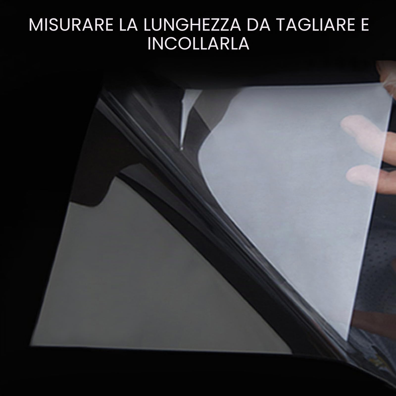 Tekenewbse 40cm×300cm Rotolo per Foderare Libri Trasparente, Pellicola Adesiva Trasparente Carta Mobili Adesiva Vetri Plastica Protettiva per Cucina Pareti Piastrelle Porte Rotolo Pellicola Adesiva